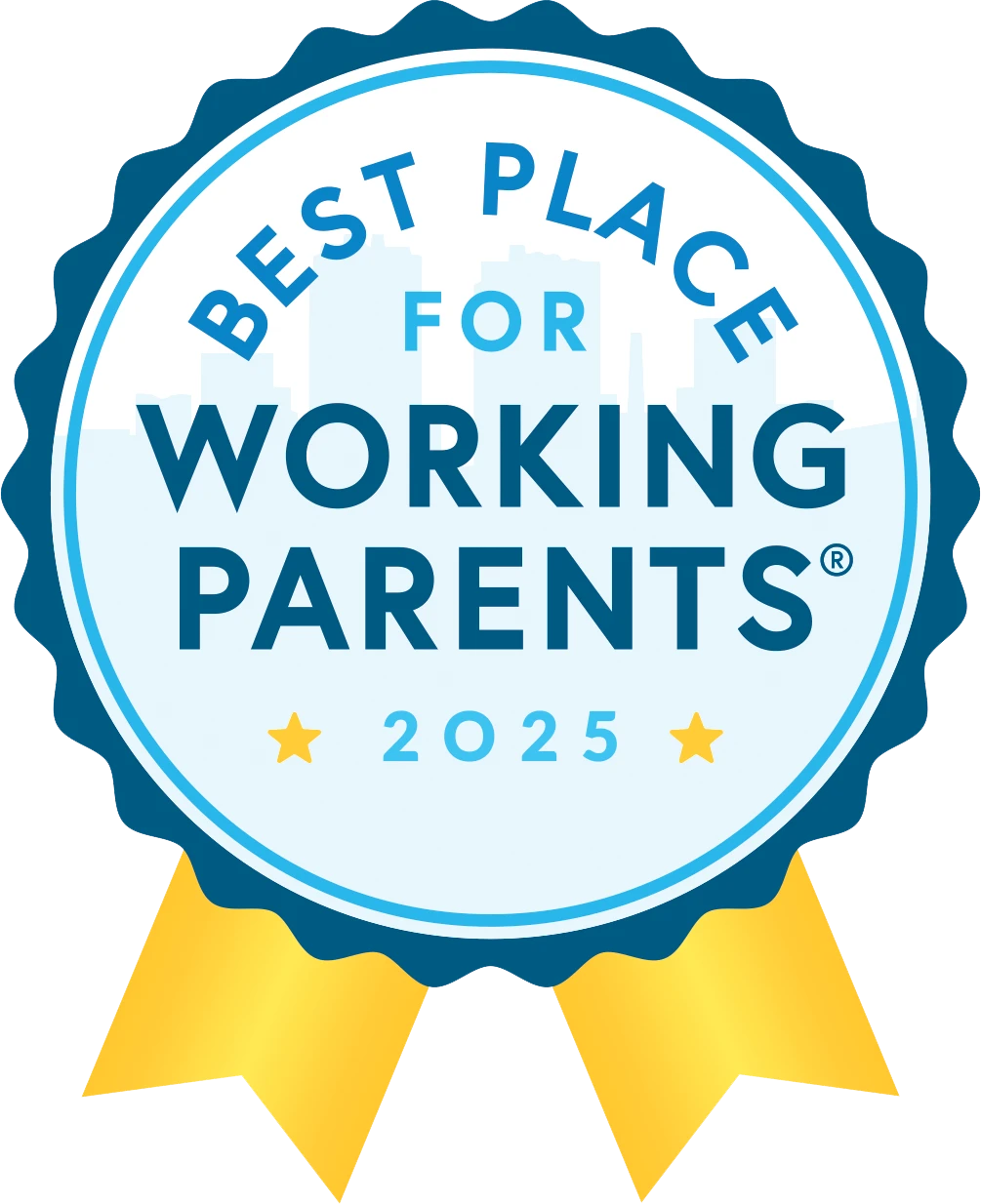 Best Place for Working Parents 2025 badge